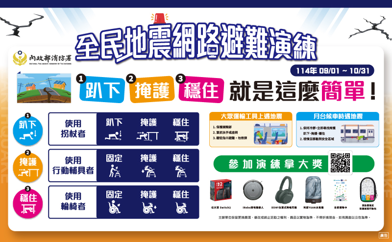 防災知識模擬考